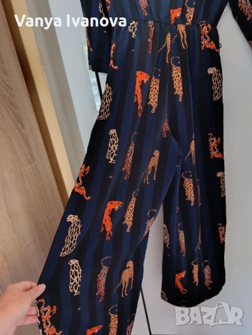 Monki жесток гащеризон с принт тигри, снимка 6 - Гащеризони - 51088030