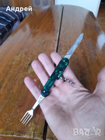 Стар джобен нож,ножче,ножка #118, снимка 5 - Други ценни предмети - 50633626