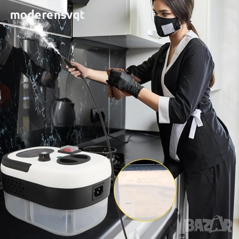 Парочистачка - невероятна мощност от 2500 W за пълна дезинфекция, без химикали, снимка 2 - Парочистачки и Водоструйки - 51999501
