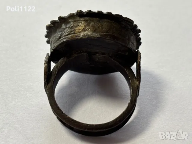 Възрожденски пръстен, снимка 3 - Антикварни и старинни предмети - 50230699