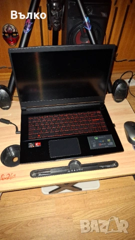Гейм Лаптоп MSI Bravo 15, снимка 4 - Лаптопи за дома - 53667675