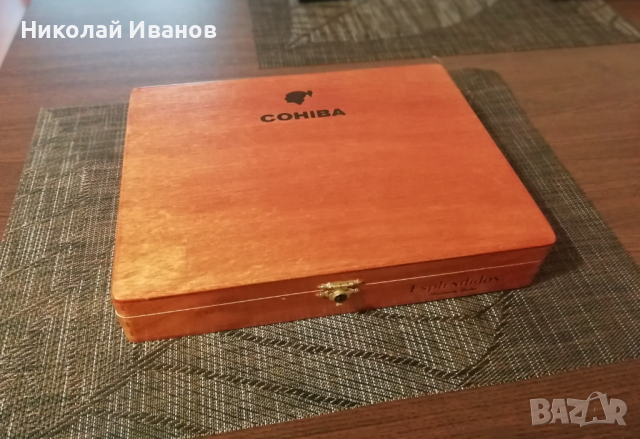 Оригинална кутия от кубински пури Cohiba Esplendidos, снимка 2 - Други ценни предмети - 44984649