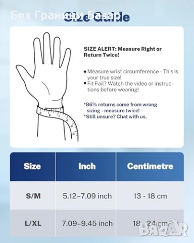 Нова ортеза Шина за китка с опора за палец Лява S/M при карпален тунел, снимка 8 - Други - 54133465