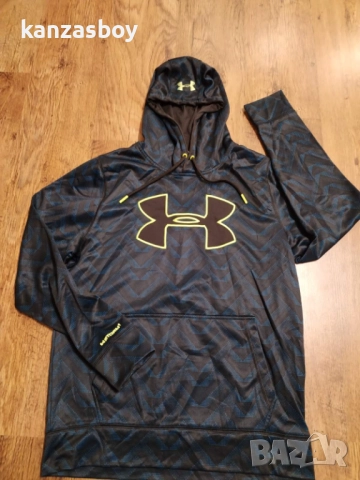 Under Armour Men's Armour Fleece Graphic Hoodie - мъжки суичър M, снимка 5 - Спортни дрехи, екипи - 52967283