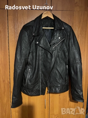 Рокерско яке естествена кожа