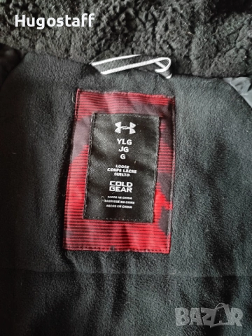 Мъжко топло Зимно Яке парка качулка Under Armour непромокаемо М, снимка 3 - Якета - 52496160