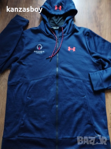 Under Armour - страхотно мъжко горнище Л КАТО НОВО УГОЛЕМЕНО, снимка 4 - Спортни дрехи, екипи - 53288689