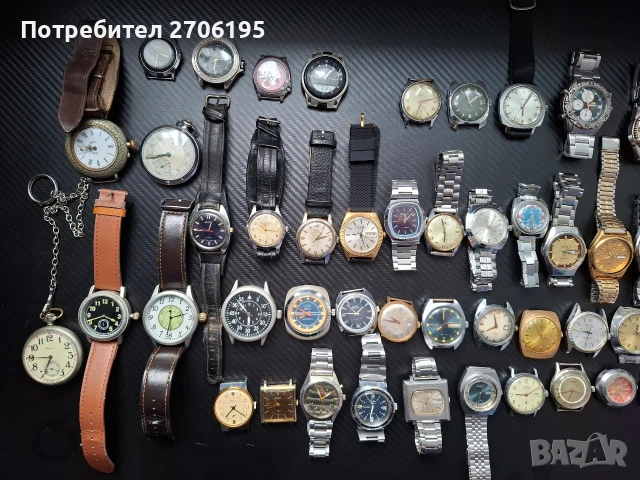 Лот от часовници - механични и кварцови , снимка 12 - Мъжки - 53192022