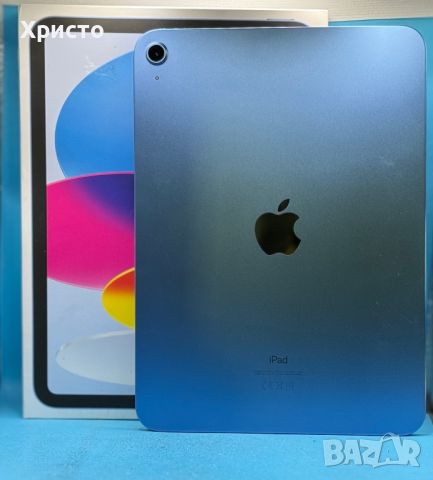 ГАРАНЦИОНЕН!!! Apple iPad 10 (2022), 10.9", 64GB, Wifi, Blue, снимка 4 - Таблети - 46166321