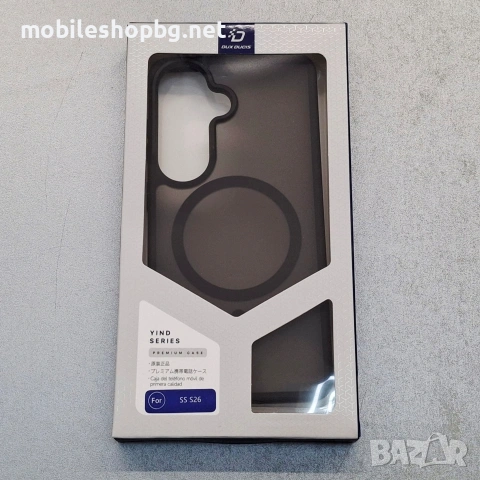 Samsung Galaxy S26 гръб MagSafe черен мат полупрозрачен 