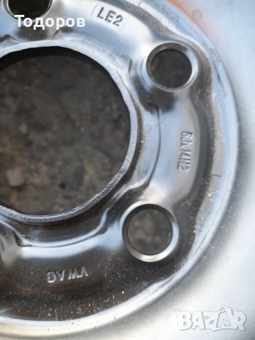 Продава резервна гума за Фолксваген Поло,Шкода Фабия,14 цола,5х100, снимка 6 - Гуми и джанти - 52814950