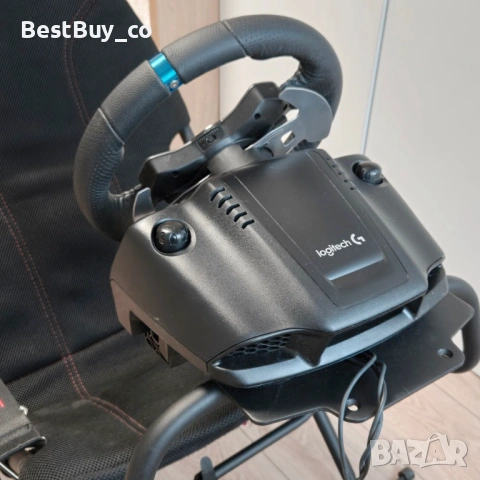 Logitech G29 + Стол Playseat Challenge Black ActiFit, снимка 5 - Други игри и конзоли - 53064464