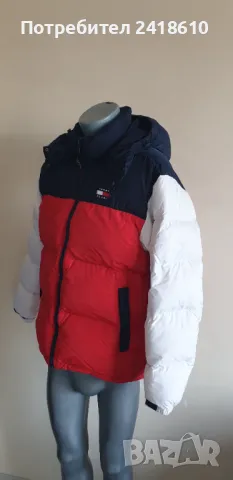 Tommy Hilfiger Alaska Mens Down Water Repellent Jacket Size L ОРИГИНАЛ! Мъжко Зимно пухено Яке!, снимка 8 - Якета - 49214073