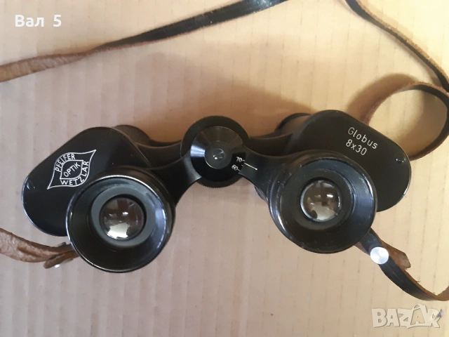 Стар бинокъл WETZLAR 8 X 30 - Германия , с кожен калъф, снимка 2 - Антикварни и старинни предмети - 53912783