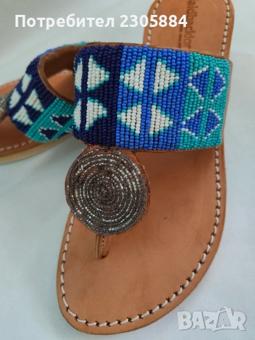 Laidback London  дамски чехли Ръчна изработка. , снимка 5 - Чехли - 51537830