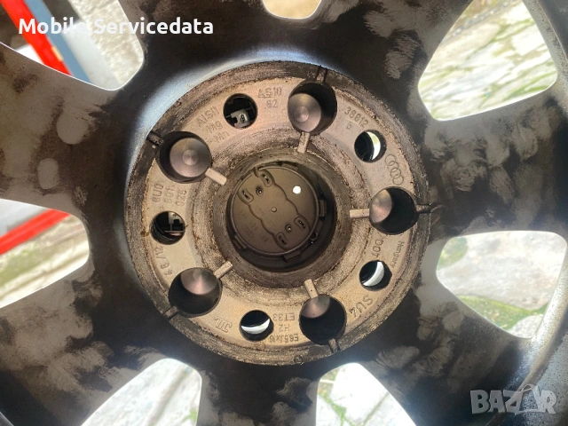 Оригинални джанти Audi 16” 5x112 ET33 + зимни гуми Pirelli Sottozero 215/65 R16, снимка 9 - Гуми и джанти - 53763253