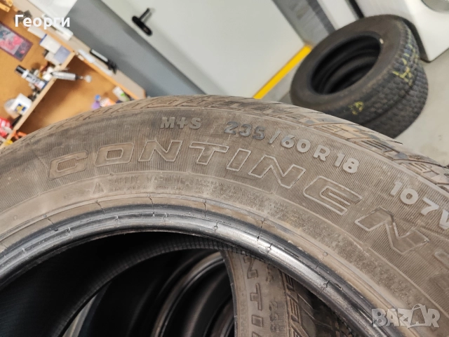 4бр.всесезонни гуми 235/60/18 Continental, снимка 6 - Гуми и джанти - 51854775