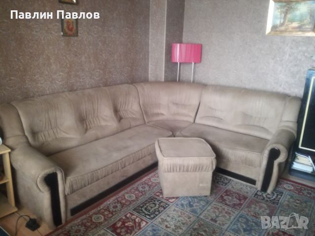 Холна гарнитура с дамаска Елефант., снимка 5 - Дивани и мека мебел - 45250636