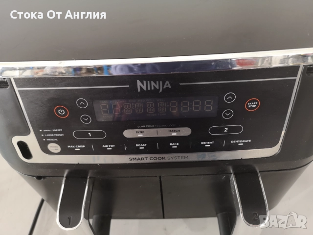 Грил и Еър Фрайър - Ninja Foodi Health Grill & Air Fryer, снимка 3 - Мултикукъри - 51686886