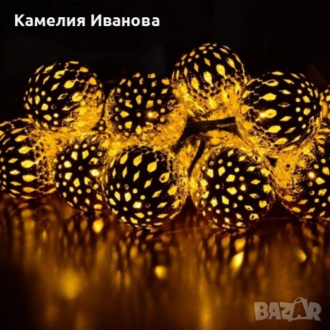 Коледни лампички – метални фигурки SD32, снимка 2 - Декорация за дома - 52087207