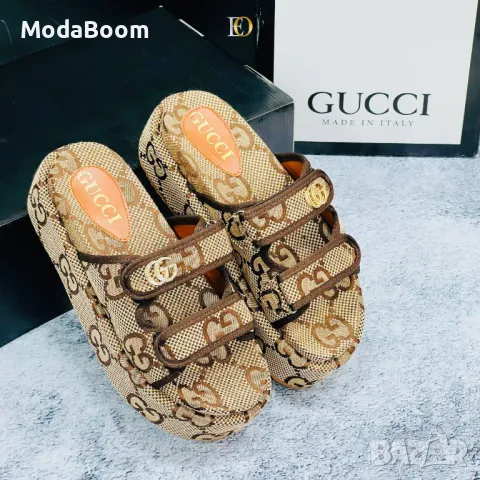 Gucci дамски чехли , снимка 2 - Чехли - 48847863