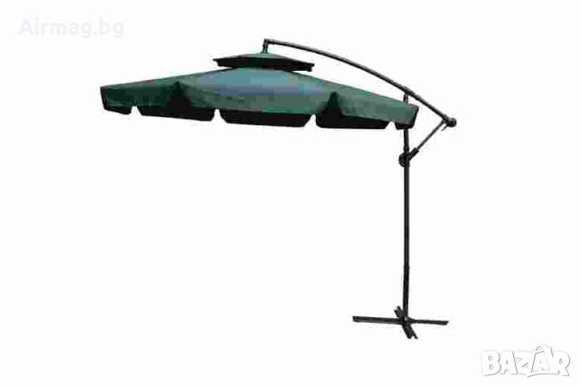 Висящ чадър тип Камбана ZR2720 D тъмнозелен 300см