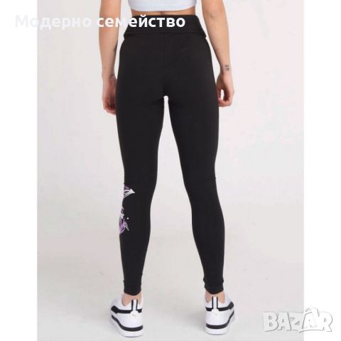 Дамски клин puma flower leggings black multi, снимка 2 - Клинове - 46817671