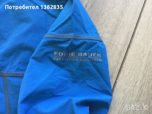 оригинална синя ветровка яке за туризъм на EDDIE BAUER размер L от САЩ, снимка 4 - Якета - 45237218