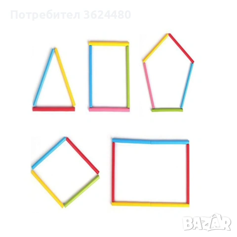 Дървени клечки за смятане и броене 3609, снимка 3 - Образователни игри - 53452812