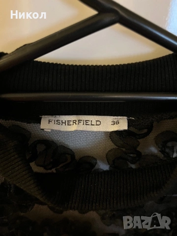 Дамска ефектна блуза (S р-р), снимка 4 - Блузи с дълъг ръкав и пуловери - 53452594