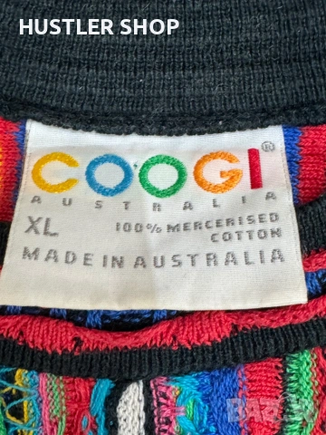 Мъжки пуловер COOGI AUSTRALIA VINTAGE 80/90s. Размер XL, снимка 4 - Пуловери - 53215250