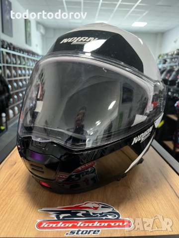 Отваряема мото каска NOLAN N100.5 ,размер L 59-60 см. вградени очила,