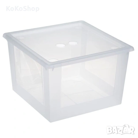 Пластмасова кутия за съхранение - 50x50x33 см., снимка 2 - Кутии за съхранение - 53574261