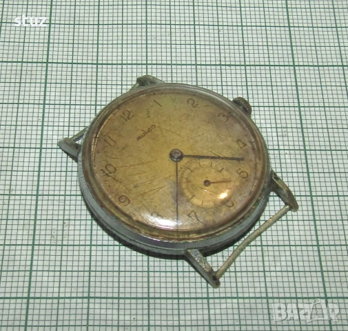 Мъжки швейцарски часовник Mulco, за възстановяване, или за части, снимка 4 - Антикварни и старинни предмети - 53197285