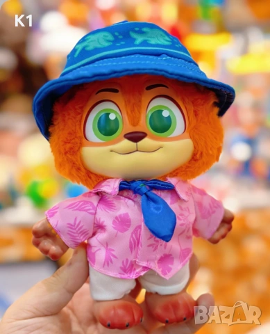 Плюшена играчка Zootropolis 2, Зоотрополис 20см ключодържател Zootopia/Зоотопия/Ник Уайлд/Джуди Хопс, снимка 2 - Плюшени играчки - 54071325