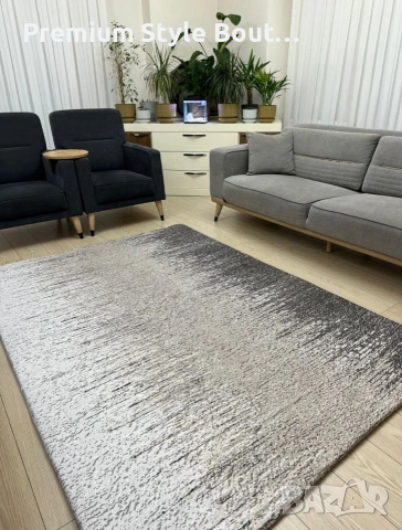 Модерен килим за хол 120х160см - Мраморен нюанс и 3D ефект, Противоплъзгащ, снимка 4 - Други стоки за дома - 53901052