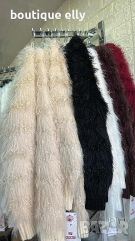 дамска пухена блуза, снимка 2 - Блузи с дълъг ръкав и пуловери - 52172205