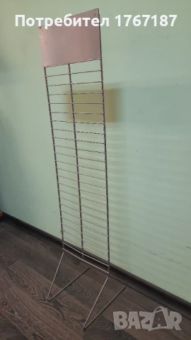 Метален щендер стелаж 85 на 22 см , снимка 3 - Друго - 50523216