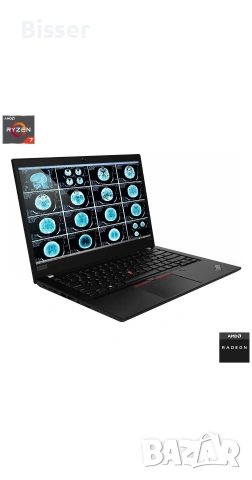 Лаптоп Lenovo ThinkPad P14s AMD Ryzen 7 Pro, снимка 2 - Лаптопи за игри - 53689316