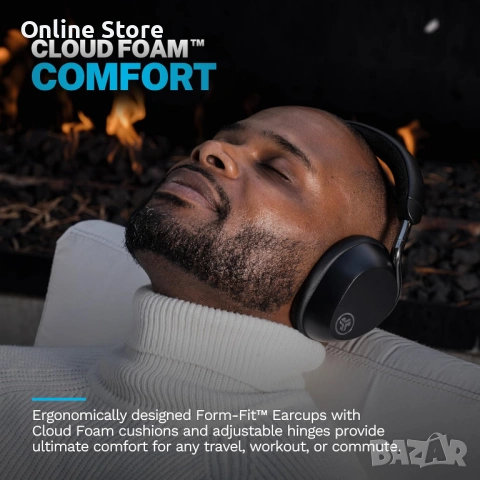 JLab Epic Lux Lab Edition безжични слушалки с активно шумопотискане ANC, снимка 5 - Bluetooth слушалки - 54169951