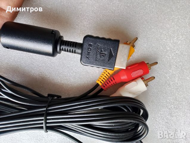 Оригинален захранващ адаптер 8,5v за Ps2+AV кабел Ps1, ps2,ps3, снимка 3 - Игри за PlayStation - 45314494