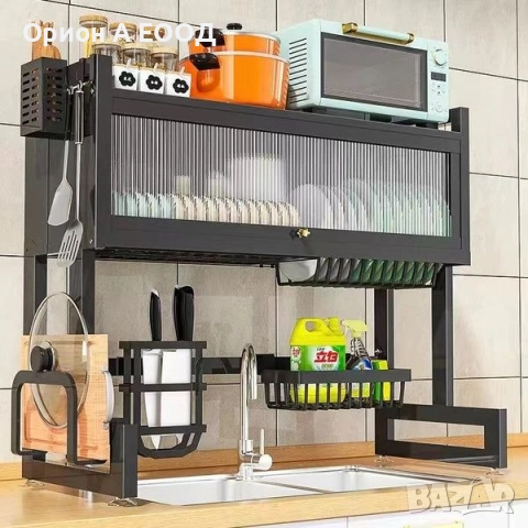 Най-практичния Сушилник Шкаф над мивка Водоустойчив, Издръжлив , снимка 4 - Етажерки - 52224056