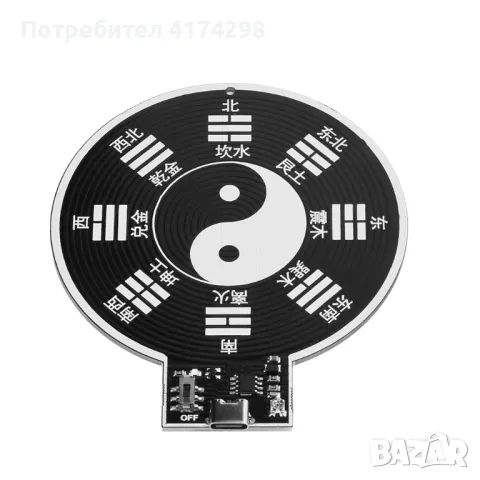 TYPE-C DC5V 7.83Hz Генератор на резонанси на Шуман Генератор на ултранискочестотни импулсни вълни Ау, снимка 4 - Друга електроника - 49518502