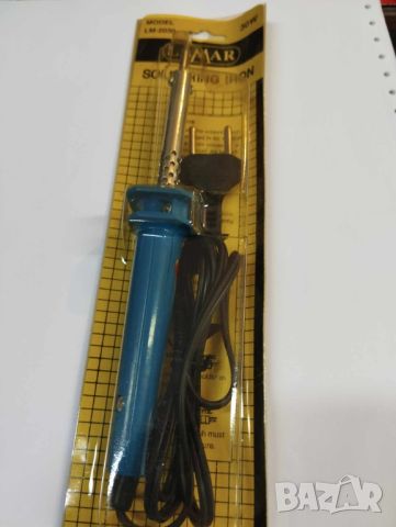 Поялник  220 волта 30 вата синя дръжка - важен инструмент за всеки техник, снимка 1 - Друга електроника - 46103967
