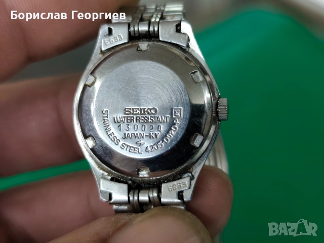 Дамски механичен часовник seiko 17 jewels automatic, снимка 6 - Дамски - 52928186