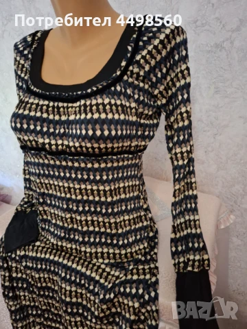 EMMA PEEL Рокля, снимка 4 - Рокли - 51116674