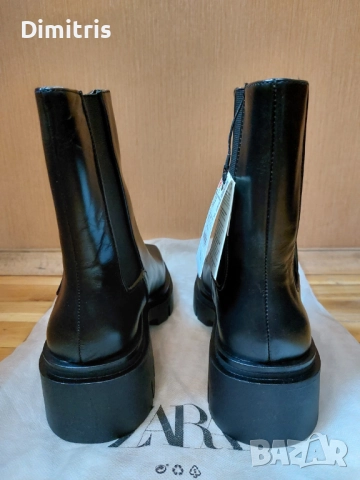 Дамски кожени боти, снимка 3 - Дамски боти - 52930181