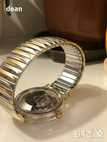 Watch Swatch Gold-colored automatic, снимка 4 - Мъжки - 53963262