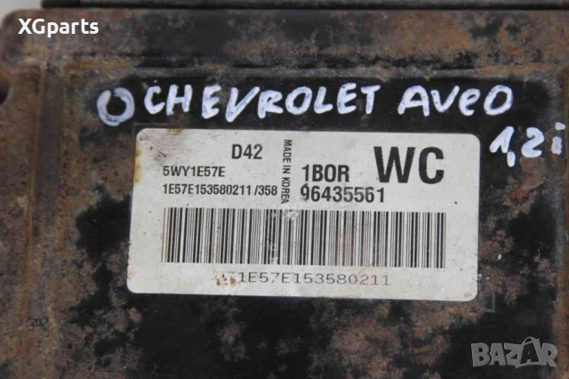Компютър двигател за Chevrolet Aveo 1.2 8V 72 к.с. (2003-2011) 96435561, снимка 2 - Части - 51243221