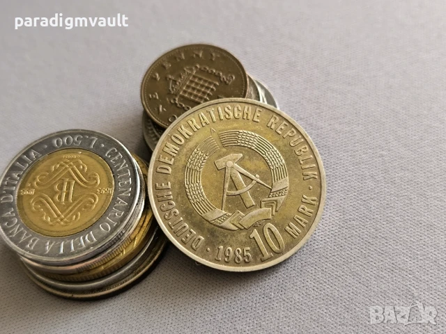 Монета - Германия - 10 марки (юбилейна) | 1985г., снимка 2 - Нумизматика и бонистика - 51229679